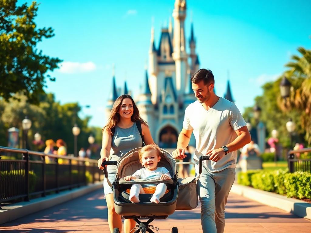 Orlando stroller rental family 1