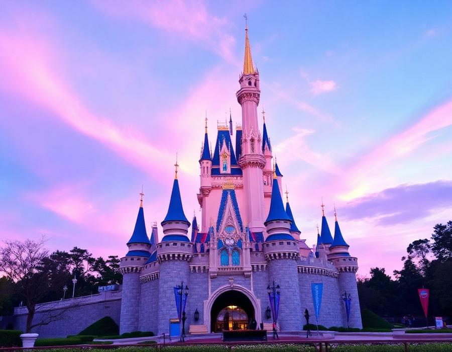 Orlando castle skyline